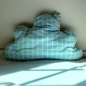 Cloud pillow with a princess  👑 crown accent